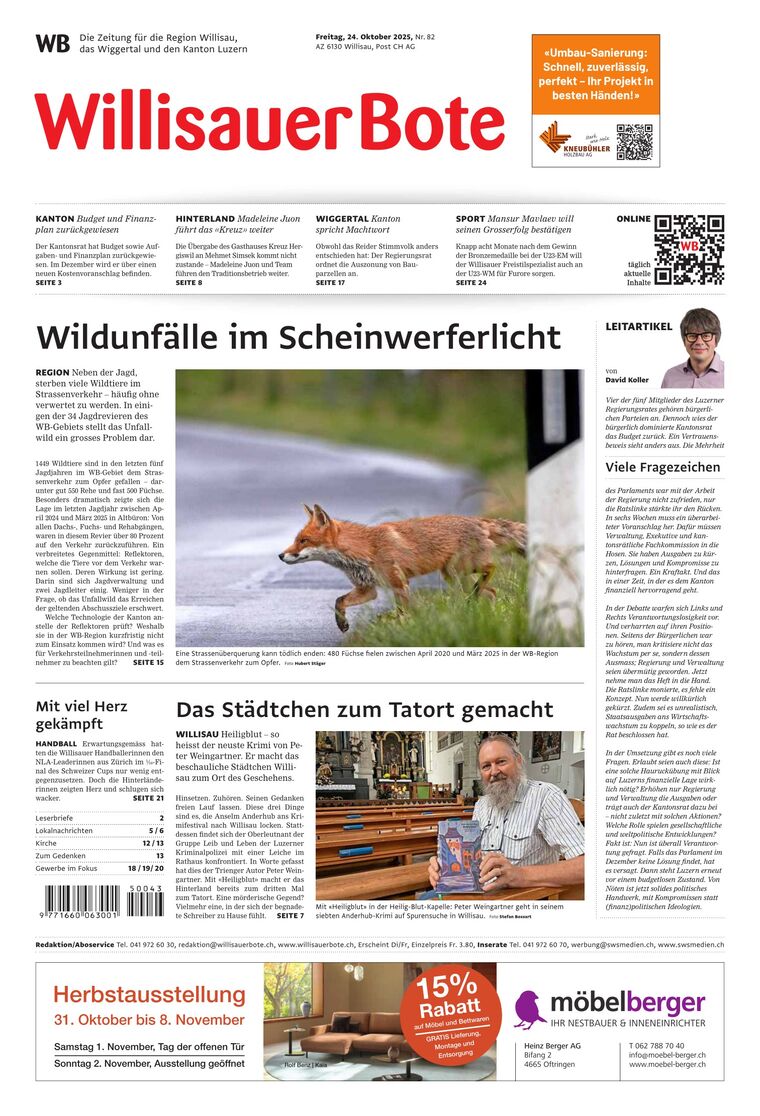 Willisauer Bote 2025-10-24
