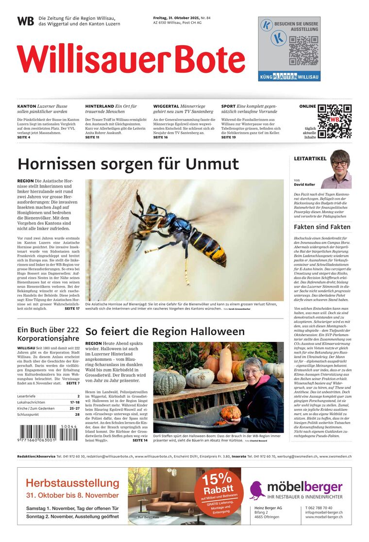 Willisauer Bote 2025-10-31