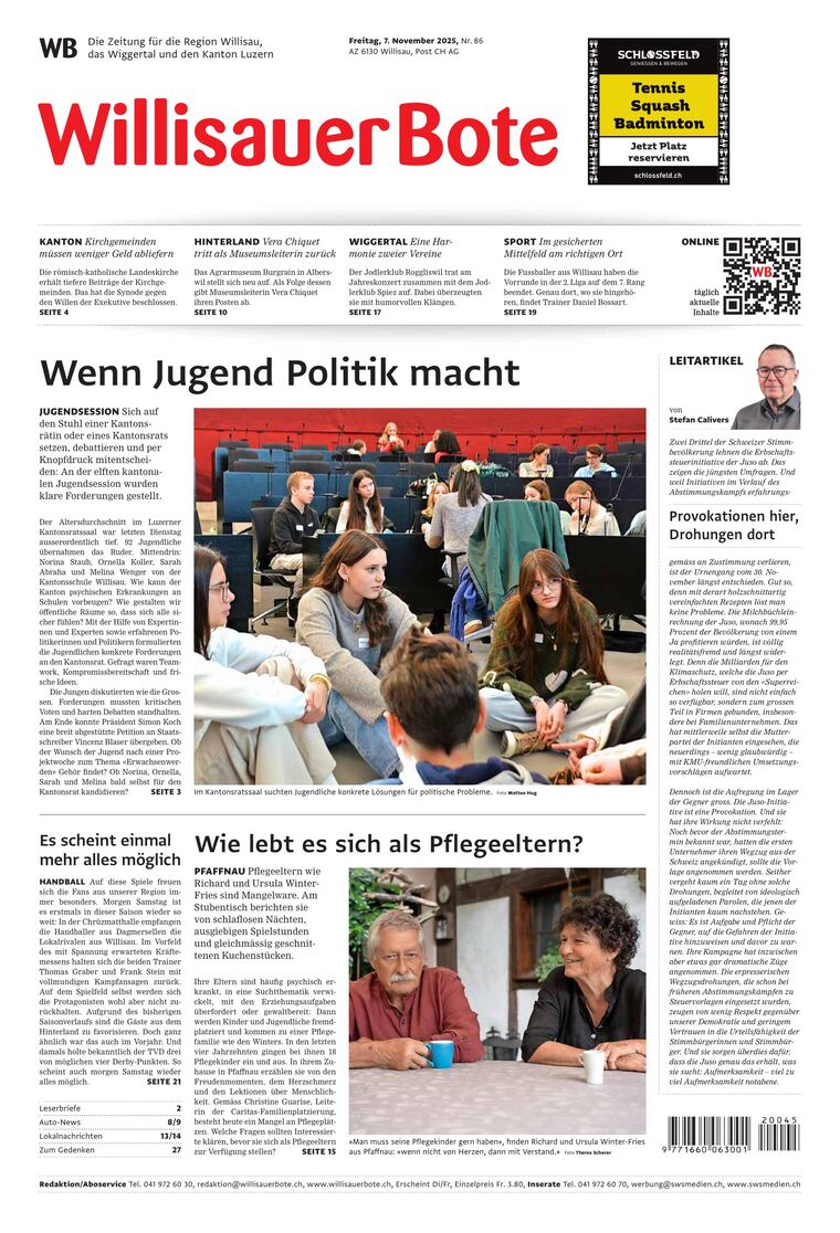 Willisauer Bote 2025-11-07