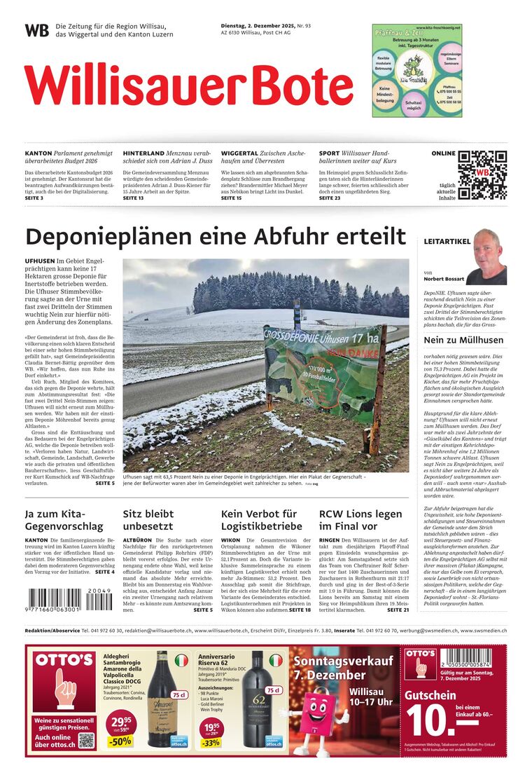 Willisauer Bote 2025-12-02