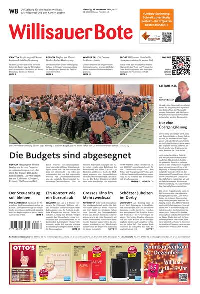 Willisauer Bote 2025-12-16