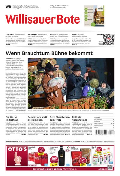 Willisauer Bote 2026-02-20