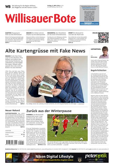 Willisauer Bote 2026-03-13