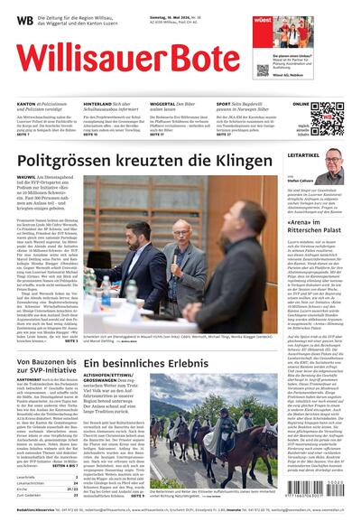Willisauer Bote 2026-05-16
