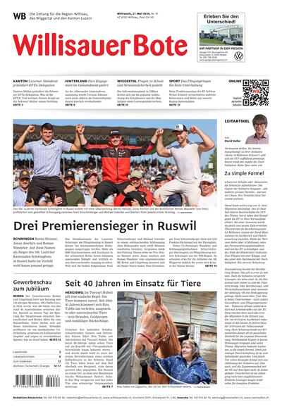 Willisauer Bote 2026-05-27