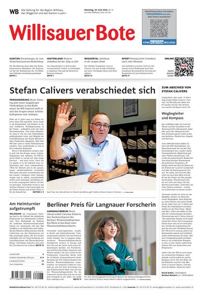 Willisauer Bote 2026-06-30